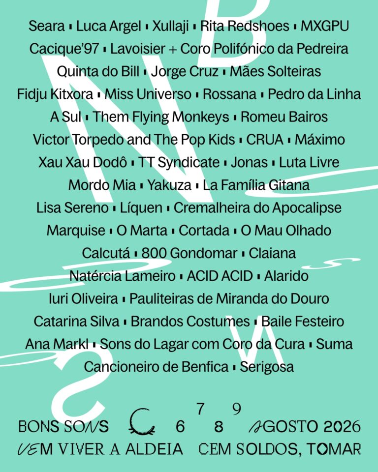 BONS SONS volta a Cem Soldos em Agosto